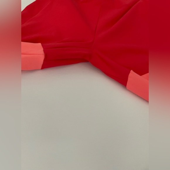 Nikki B Blackketter GYMSHARK Season 2 Red Coral Marl Leggings M pockets - Picture 10 of 10